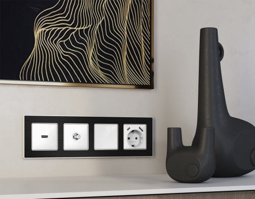 ТВ-розетка без рамки Ambrella Volt ALFA MA113050 в Нижнем Новгороде фото 2