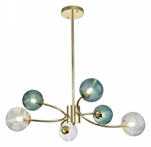 Люстра на штанге Indigo Selva 11032/6R Gold в Нижнем Новгороде фото 4