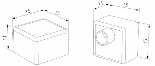 Заглушка для профиля Elektrostandard  ZLL-2-ALP026 в Нижнем Новгороде фото 2