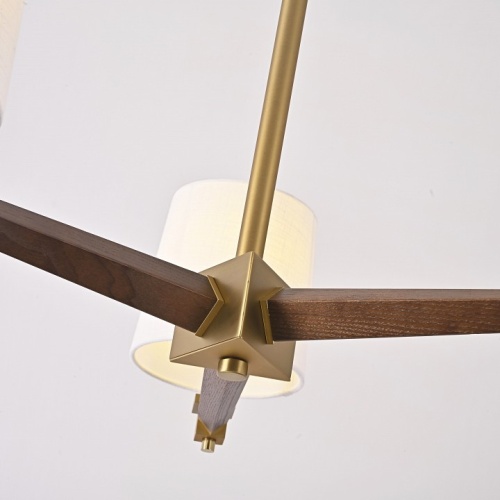 Люстра на штанге Imperiumloft Jorgenson White/Dark wood STAVRA01 в Нижнем Новгороде фото 13