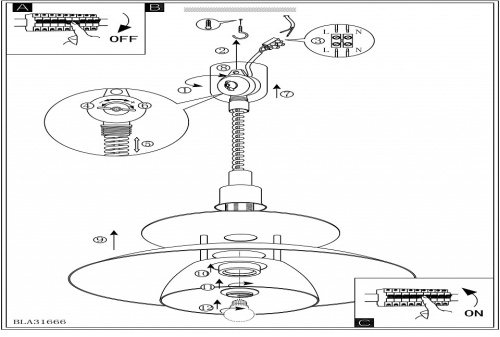 Подвесной светильник Eglo Brenda 31666 в Нижнем Новгороде фото 3