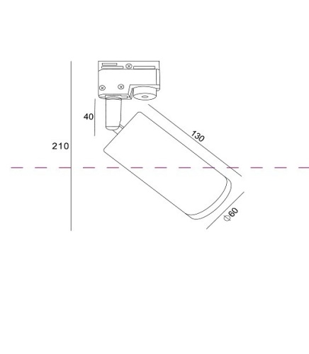 Светильник на штанге Maytoni Focus TR004-1-GU10-GF в Карачеве фото 3