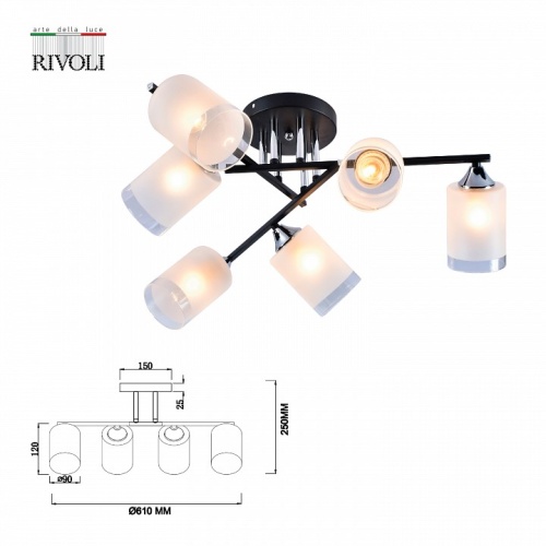 Люстра на штанге Rivoli Marielle Б0051983 в Нижнем Новгороде фото 2