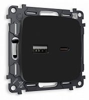 Розетка 2хUSB type A и C без рамки Ambrella Volt OMEGA MO811010 в Нижнем Новгороде