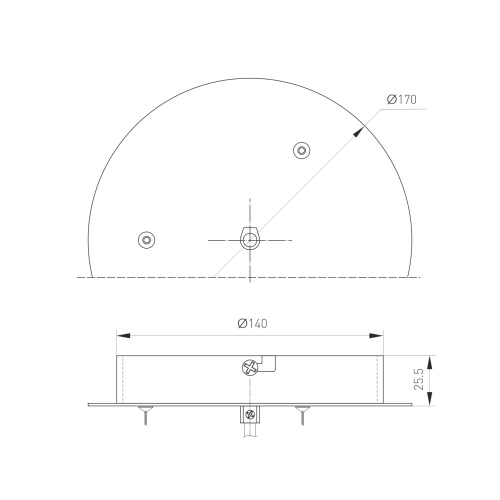 Подвес SPX-TB-1 Black (Arlight, Металл) в Кольчугино фото 4