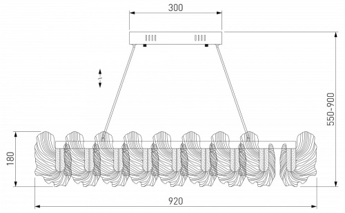 Подвесной светильник Bogate's Farfalla 90376/1 в Ермолино фото 4