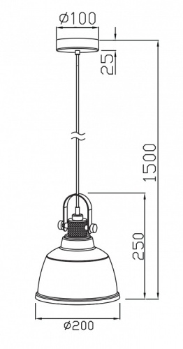 Подвесной светильник Maytoni Irving T163-11-R в Звенигороде фото 2