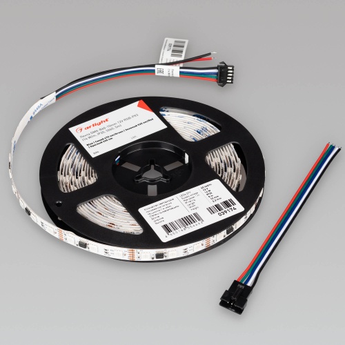 Лента DMX-B60-10mm 12V RGB-PX3 (14 W/m, IP20, 5060, 5m) (Arlight, -) в Кирове фото 3