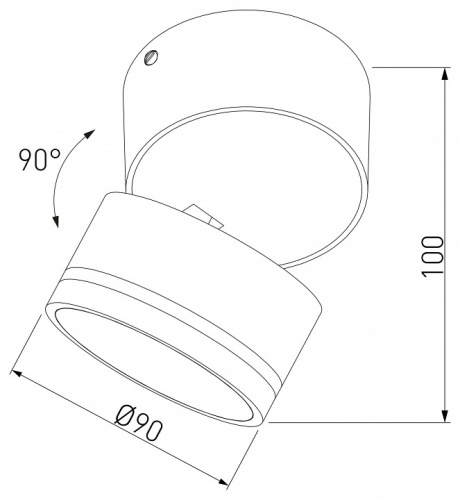 Накладной светильник Elektrostandard OKKO 35157/U в Нижнем Новгороде фото 2