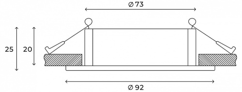 Встраиваемый светильник Hesby Lighting Breeze HSBL_0097 в Нижнем Новгороде фото 2