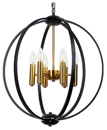 Подвесная люстра Arte Lamp Castula A7013SP-6BK в Сельцо