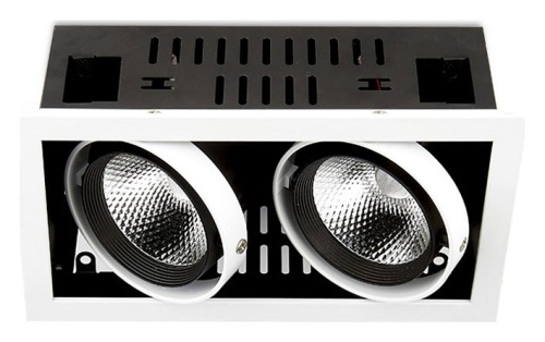 Встраиваемый светильник Ambrella Light T T812 BK/CH 2*12W 4200K в Нижнем Новгороде