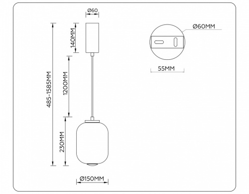 Подвесной светильник Ambrella Light LH LH11031 в Нижнем Новгороде фото 2