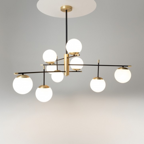 Подвесная люстра Maytoni Nostalgia MOD048PL-09G в Нижнем Новгороде фото 6