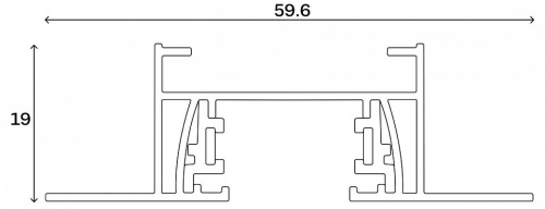 Трек встраиваемый Hesby Lighting Skylite HSBL_0011 в Нижнем Новгороде фото 2