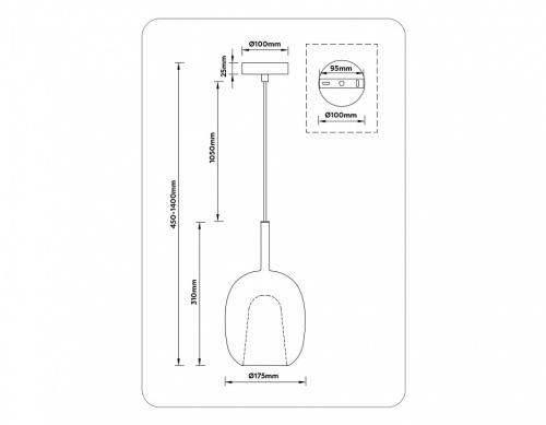 Подвесной светильник Ambrella Light LH LH11121 в Нижнем Новгороде фото 2