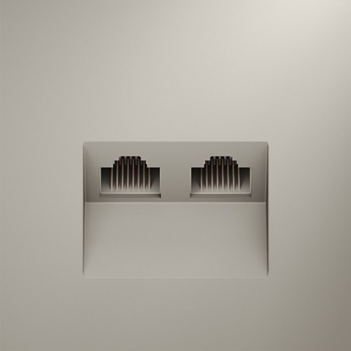 Розетка двойная Ethernet RJ-45 без рамки Voltum S70 VLS060203 в Нижнем Новгороде фото 7