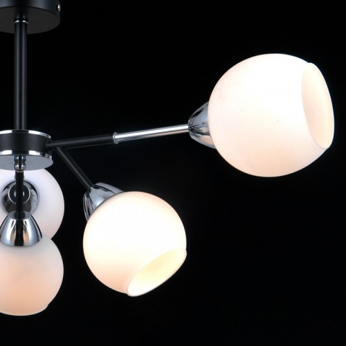 Люстра на штанге ILLUMICO LIBRA IL0715-6CSQ-24 BK CR LIBRA в Нижнем Новгороде фото 3