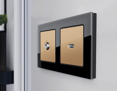 Накладка для ТВ-розетки Ambrella Volt ALFA AP6130 в Нижнем Новгороде фото 2