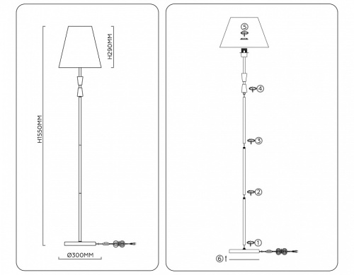 Торшер Ambrella Light LH LH75059 в Нижнем Новгороде фото 5