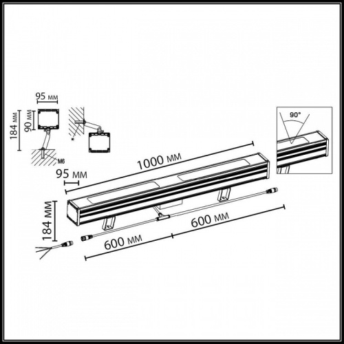 Наземный низкий светильник Odeon Light HIGHTECH 7186/80FL в Нижнем Новгороде фото 5