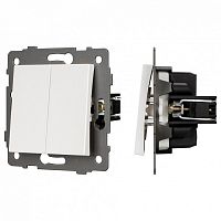 Выключатель проходной двухклавишный без рамки Arlight SWT 049892 в Нижнем Новгороде