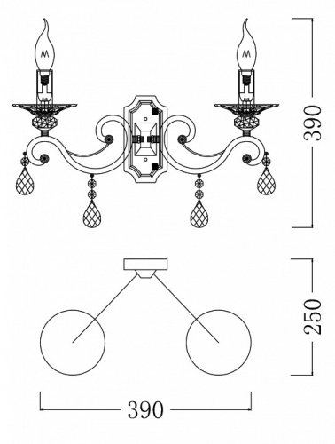 Бра Maytoni Grace RC247-WL-02-R в Коркино фото 2