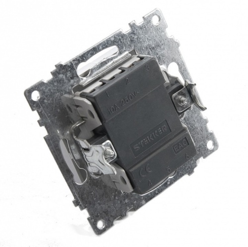 Выключатель одноклавишный без рамки Stekker Катрин 39575 в Нижнем Новгороде фото 6