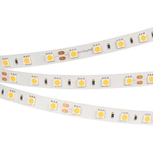 Лента RT 2-5000 24V Warm3000 2x (5060, 300 LED, LUX) (Arlight, 14.4 Вт/м, IP20) в Советске фото 5