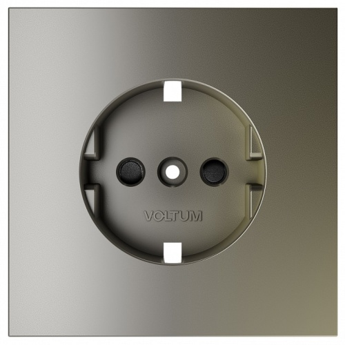 Накладка для розетки с заземлением и со шторками Voltum S70 VLS000704 в Нижнем Новгороде