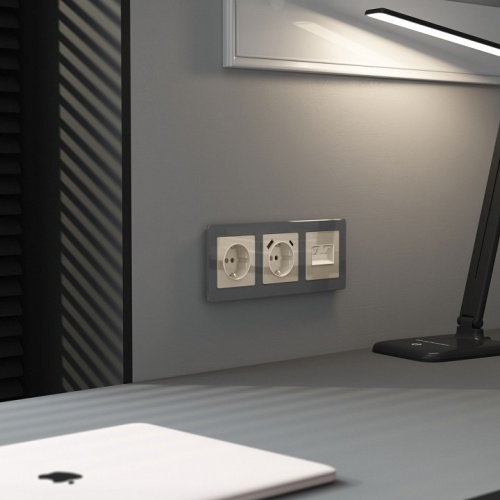 Накладка для розетки Ethernet RJ-45 Werkel айвори акрил W1191143 в Нижнем Новгороде фото 2