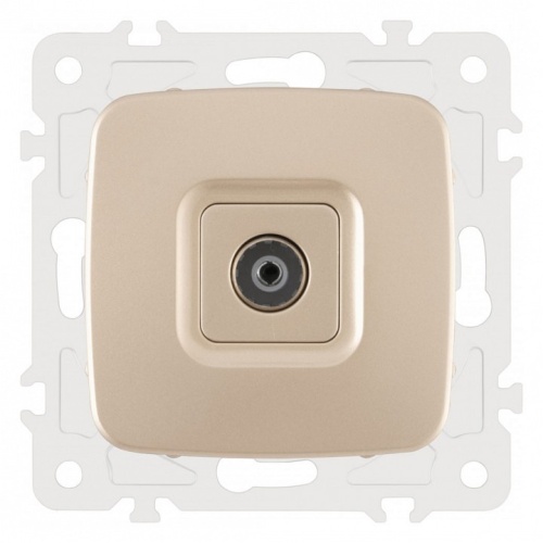 ТВ-розетка без рамки Arte Milano am-205 205.43-1.shampan в Нижнем Новгороде