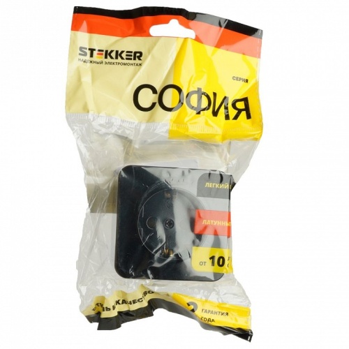 Розетка с заземлением Stekker София 49314 в Нижнем Новгороде фото 7