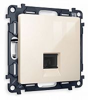 Розетка телефонная RJ-11 со штрокой, без рамки Ambrella Volt ALFA MA312030 в Нижнем Новгороде