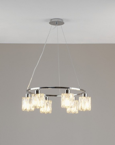 Подвесная люстра Moderli Prismique V11707-6P в Нижнем Новгороде фото 5