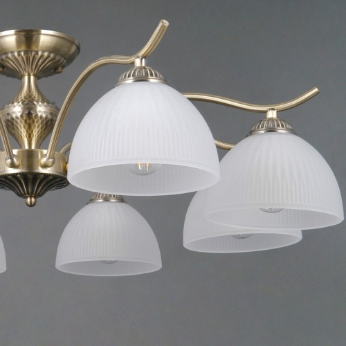 Люстра на штанге ILLUMICO  IL0896-8CSQ-26 AB ELITE в Нижнем Новгороде фото 2