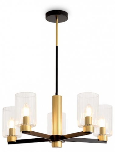 Люстра на штанге Freya Ombre FR2051CL-05BBS в Нижнем Новгороде