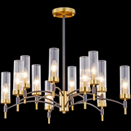 Люстра на штанге ILLUMICO BRASS TUBO IL5177-6+6PLS-29 BRASS TUBO в Нижнем Новгороде фото 4