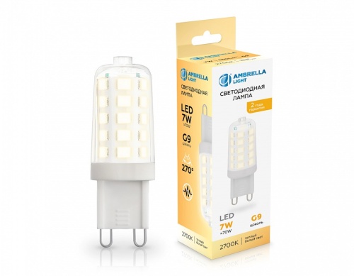 Лампа светодиодная Ambrella Light G9 G9 7Вт 2700K 100703 в Нижнем Новгороде фото 2