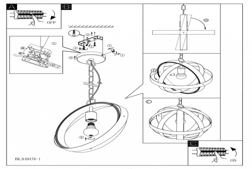 Подвесной светильник Eglo Westbury 49482 в Нижнем Новгороде фото 2