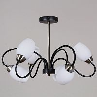 Люстра на штанге 01270-1 01270-0.3-06B BK+AB в Нижнем Новгороде