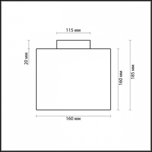 Накладной светильник Odeon Light Cross 2407/1C в Можайске фото 2