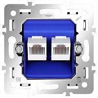 Механизм розетки Ethernet RJ-45 Voltum S70 VLS0602M в Нижнем Новгороде
