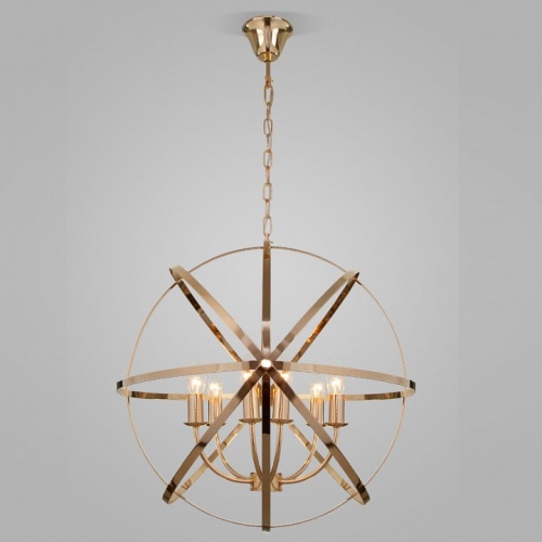 Подвесная люстра Eurosvet Santi 60139/6 золото в Нижнем Новгороде фото 2